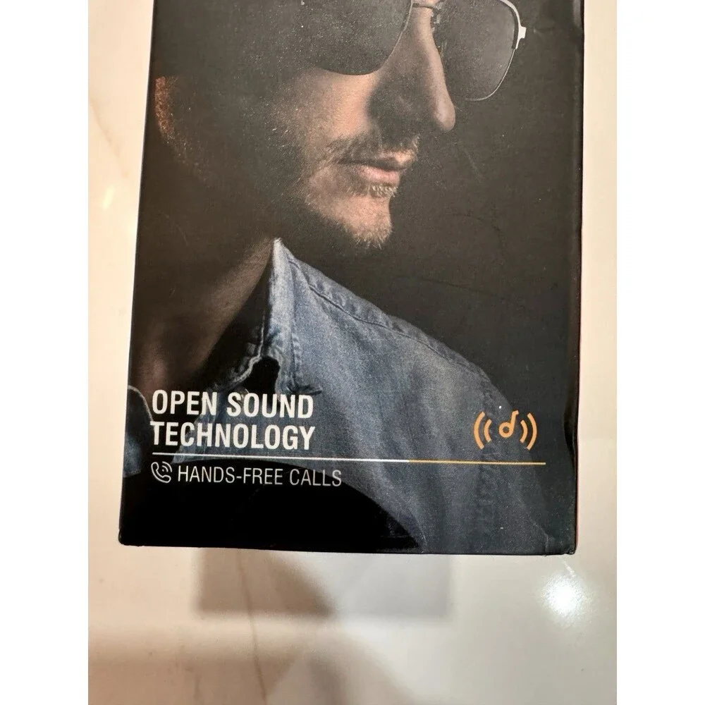 Smart Audio Glasses Bluetooth Open Ear Wireless Music Sunglasses w/‎ Mic